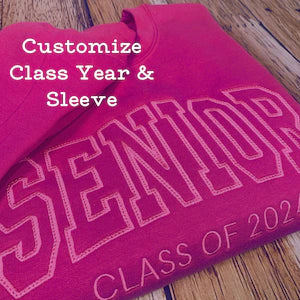 Embroidered Senior Sweatshirt Class of 2025